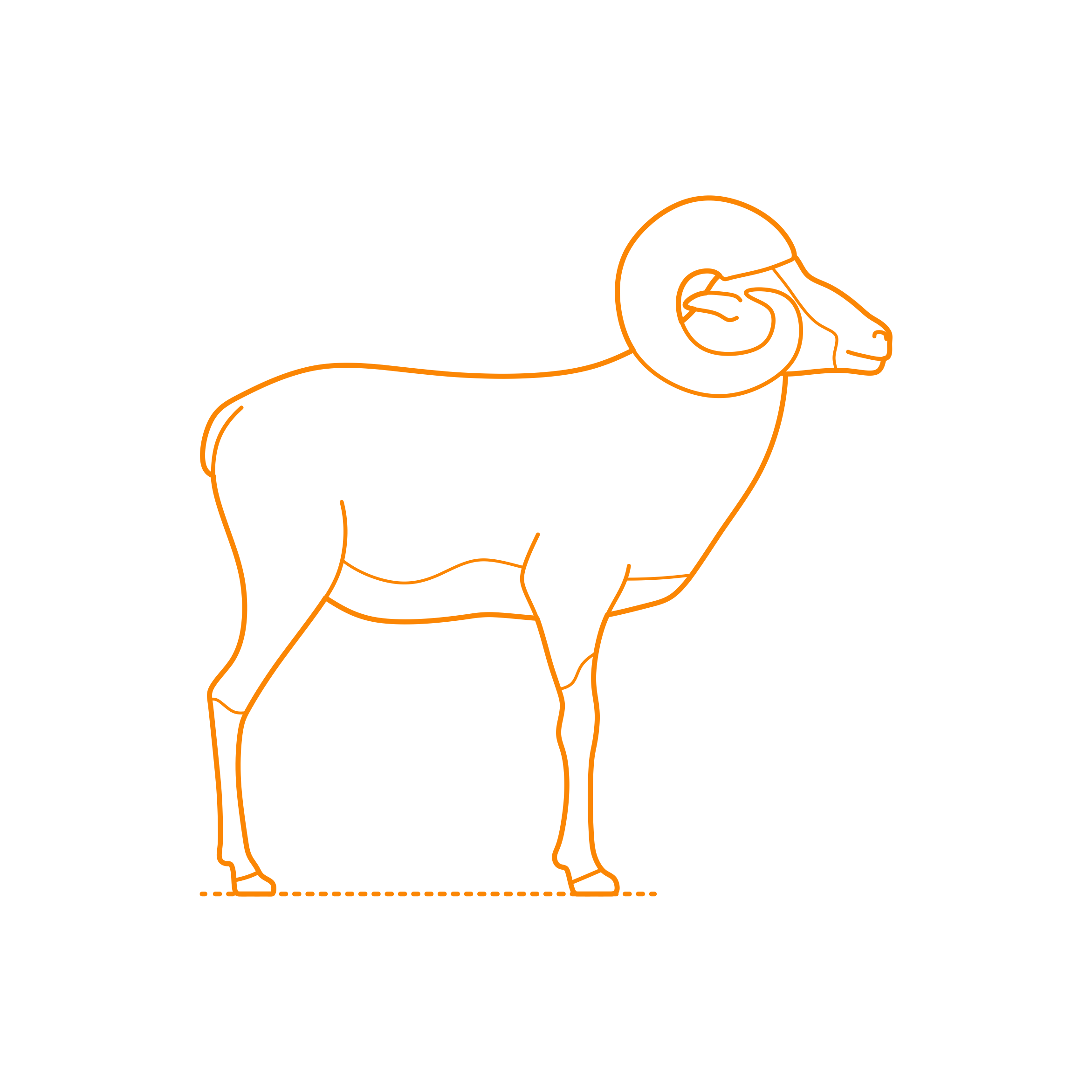 Animals Caprids Argali Contour Svg Vector Free Vectors
